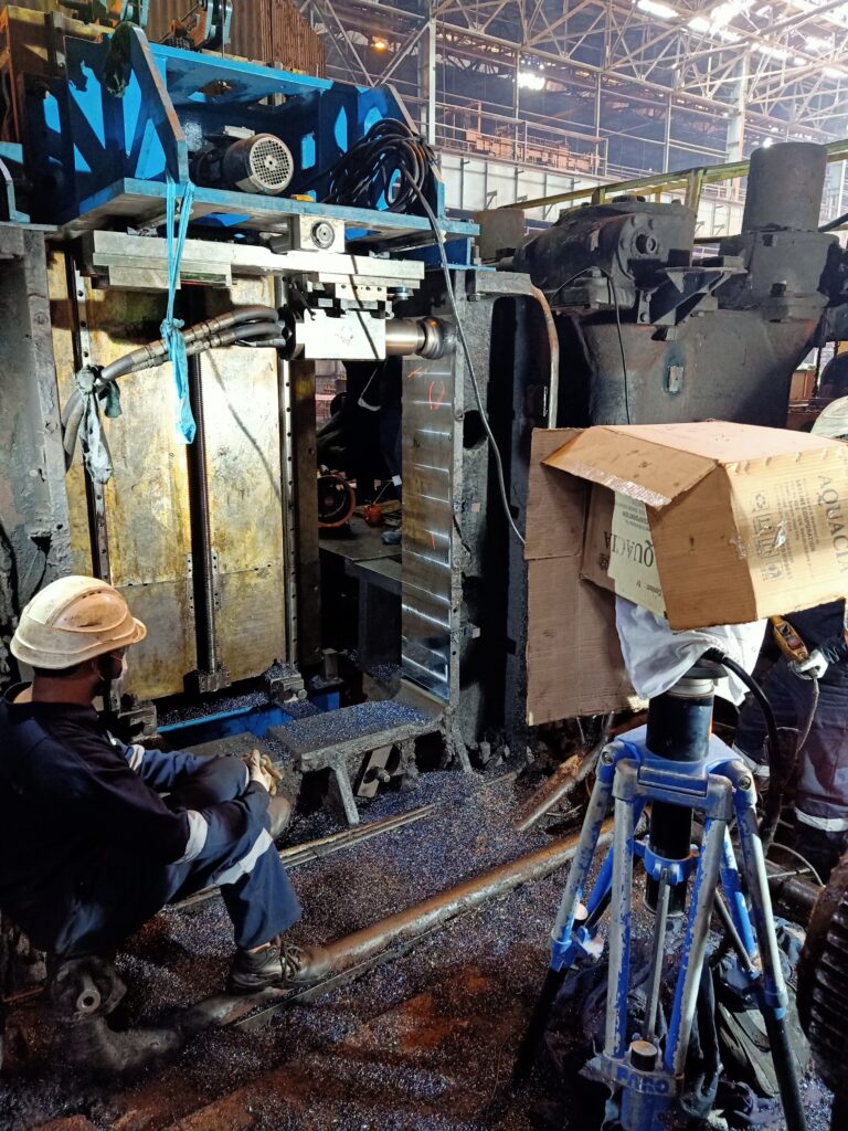 Bokaro Steel Plant - Machining of Twin Pinch Roll Housing of Pickling Line 1 at CRM